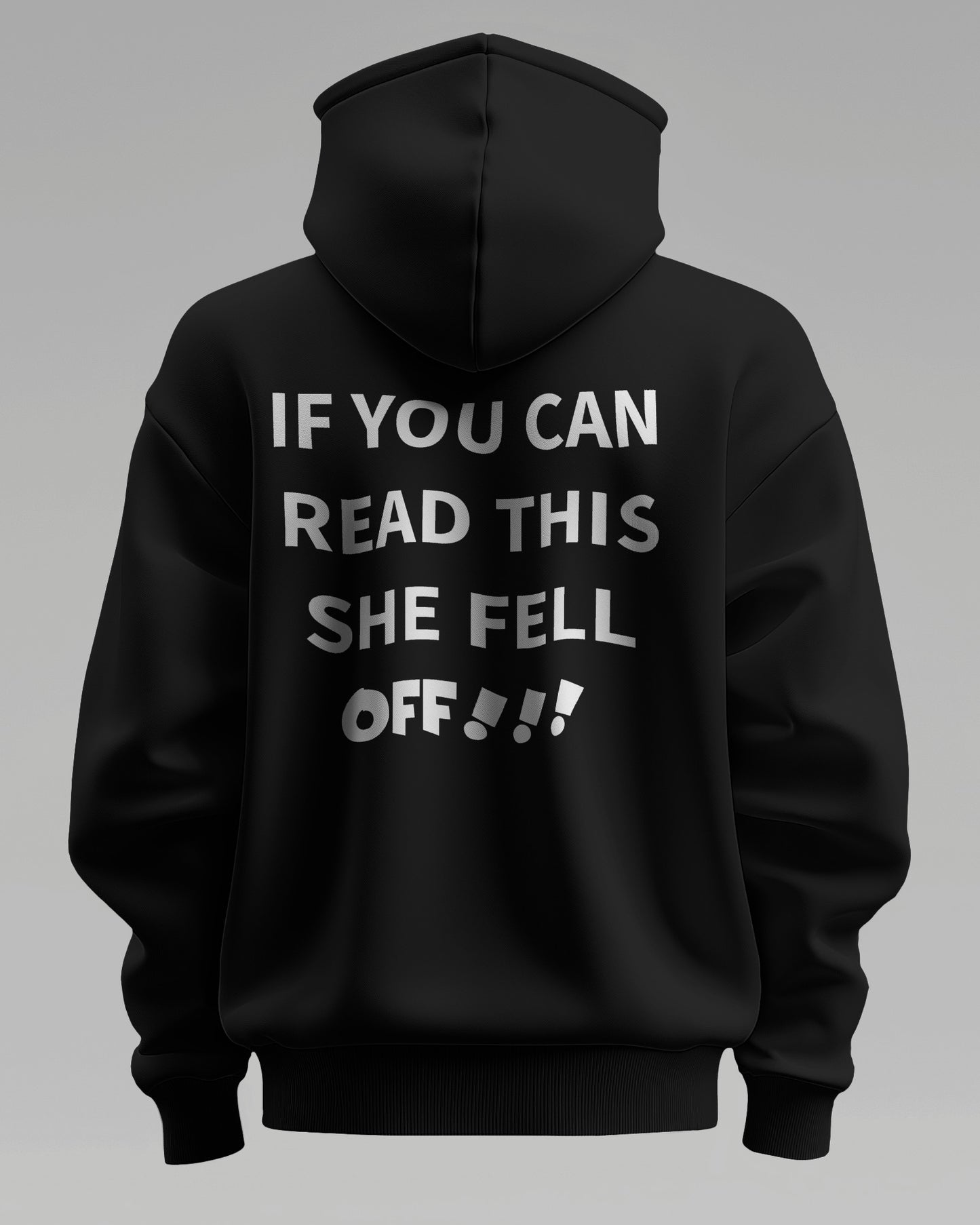 If You Can Read This She Fell Off! Biker Hoodie motorbike Hoodie, motorcycle