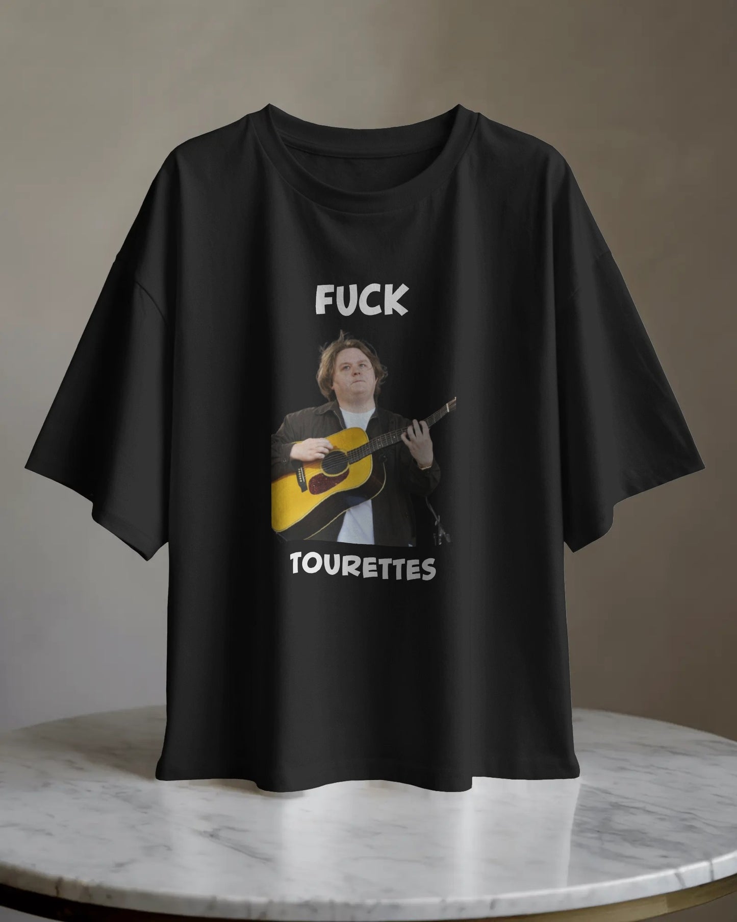 Lewis Capaldi “Fuck Tourettes” T-Shirt – tour 2025 / 25 Black/White