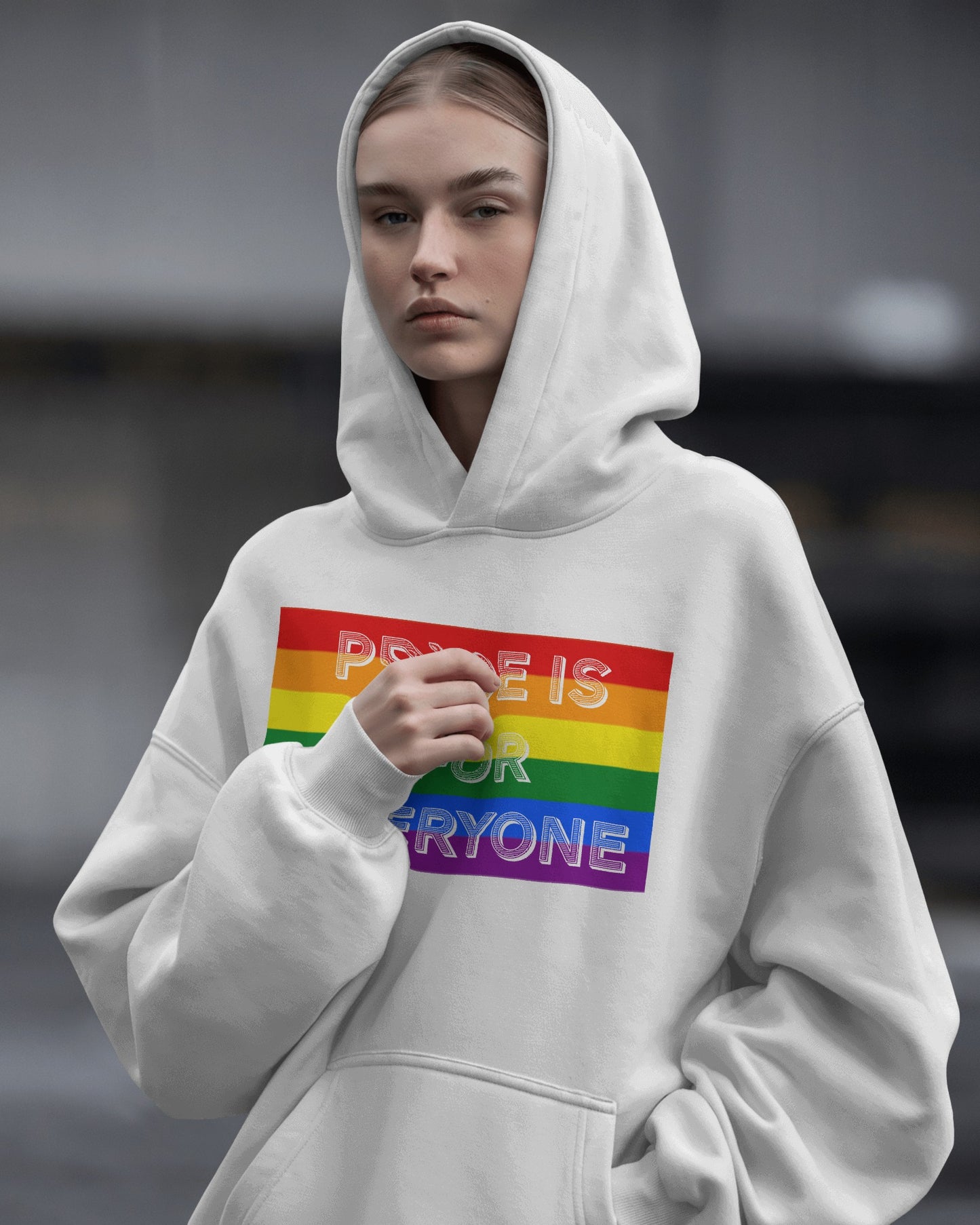 Pride Is for Everyone Hoodie One Love, Every Identity, All Year Long S-XXL LGBT