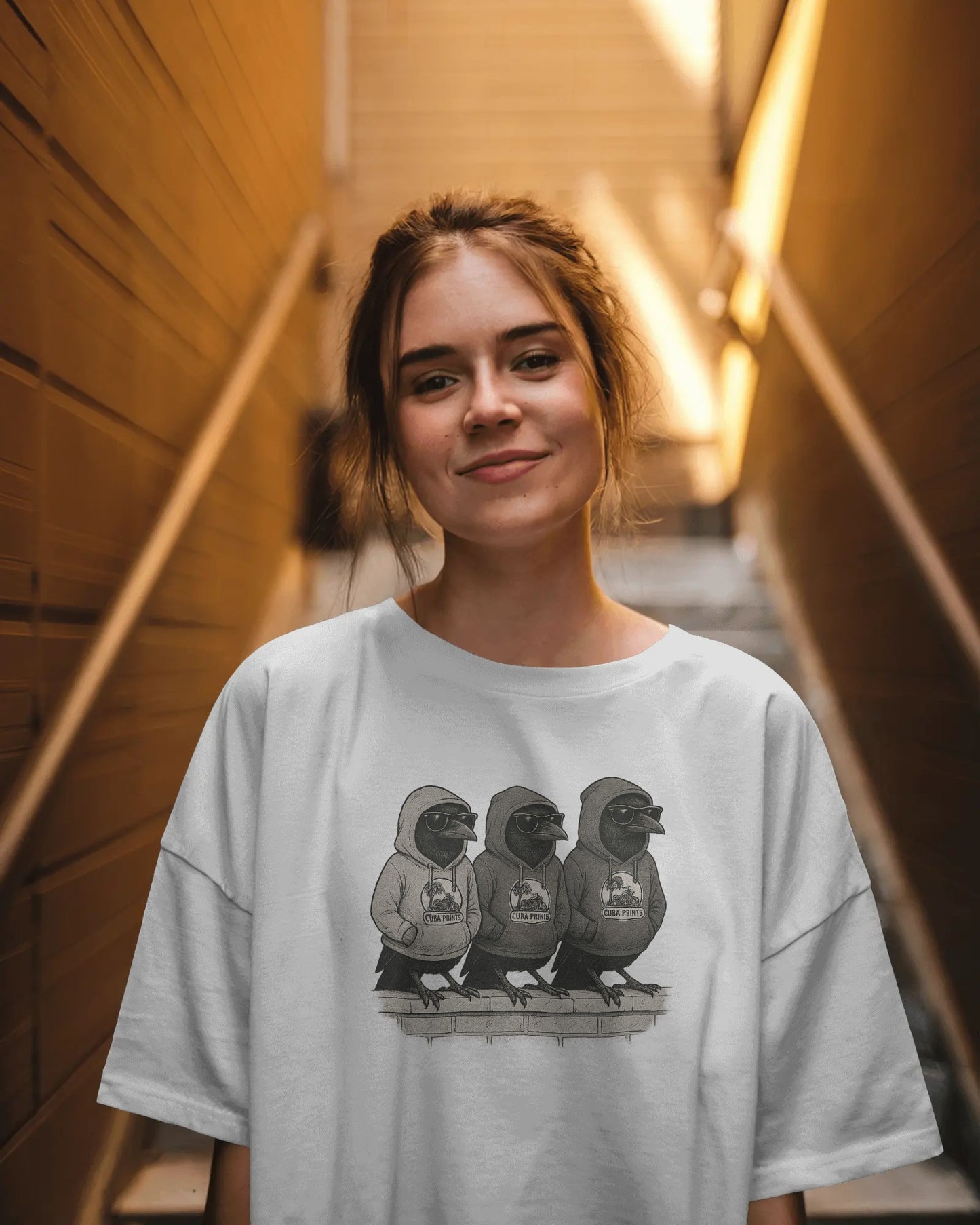 Cuba Prints “Cool Crows” or 3 Craws T-Shirt – streetwear style xs-xxl