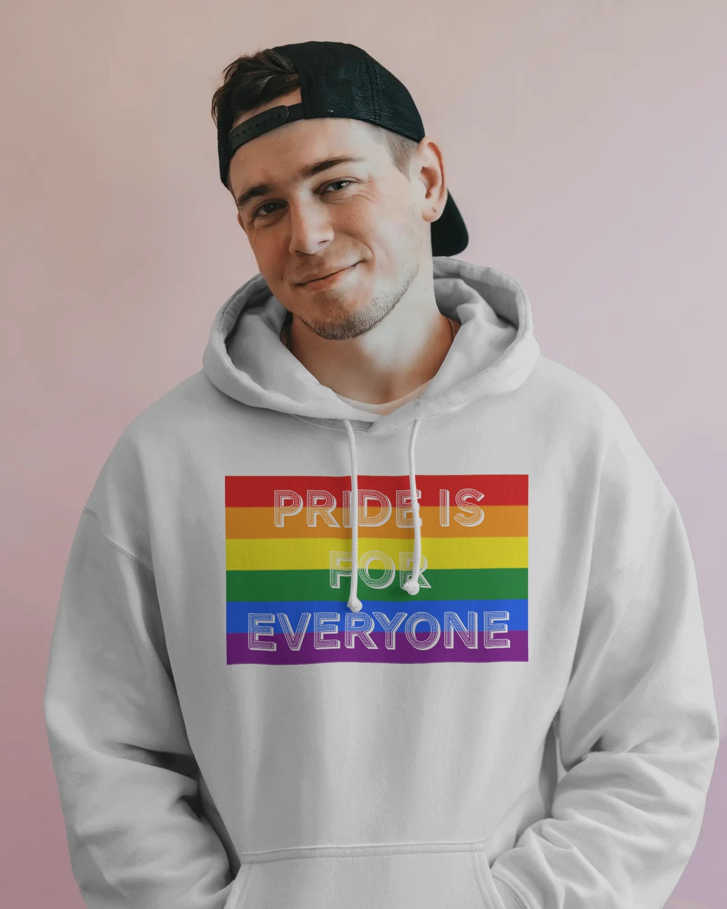 Pride Is for Everyone Hoodie One Love, Every Identity, All Year Long S-XXL LGBT