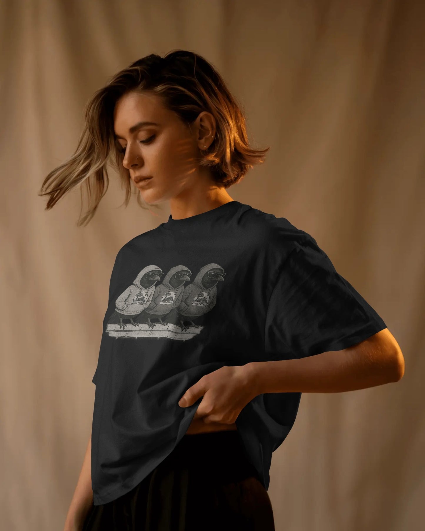Cuba Prints “Cool Crows” or 3 Craws T-Shirt – streetwear style xs-xxl