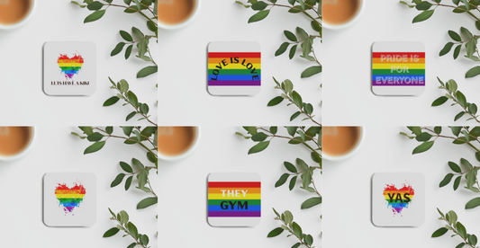 LGBTQ Pride Coaster Set – Set of 6