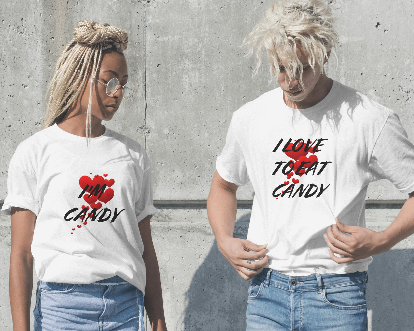 Candy Couples Shirt 'I'm Candy'