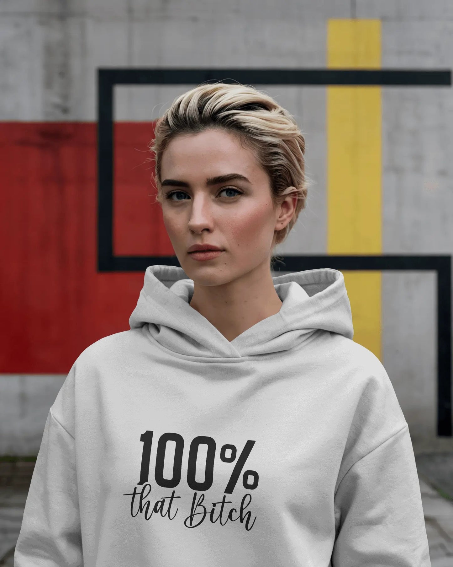 100% That Bitch. hoodie, friend, birthday gift for her girlfriend s-xl