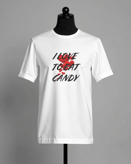 Candy Couples Shirt 'I Love to Eat Candy'