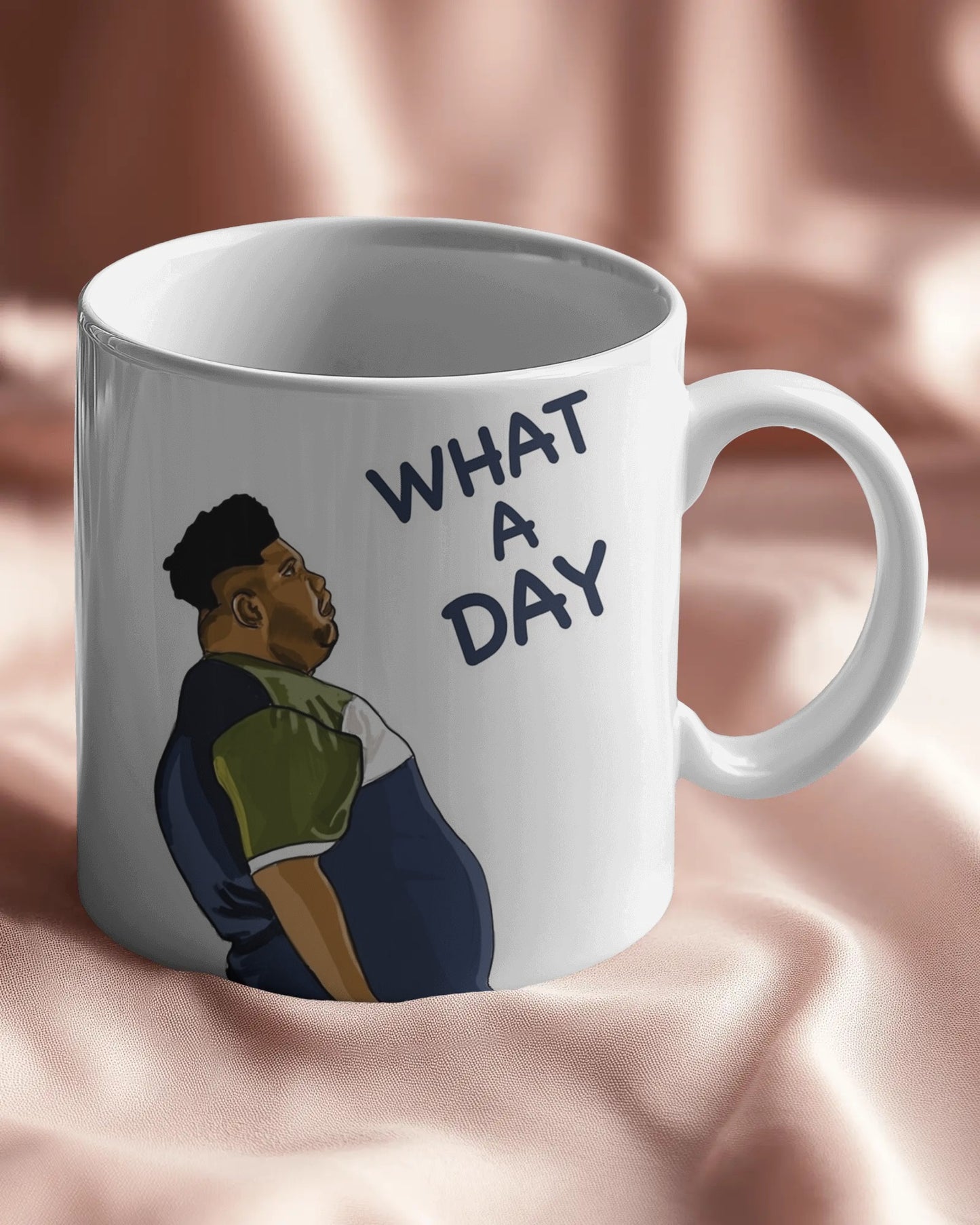 Harvey price Mug and coaster What A day 11oz 325ml