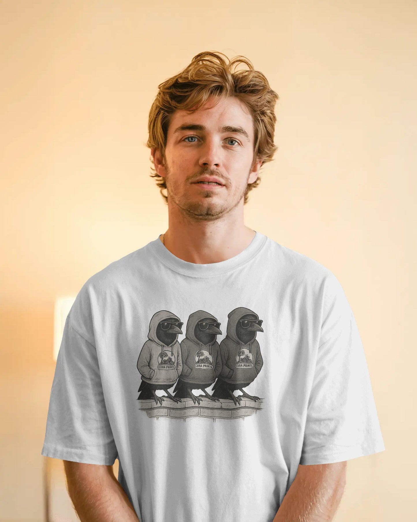 Cuba Prints “Cool Crows” or 3 Craws T-Shirt – streetwear style xs-xxl