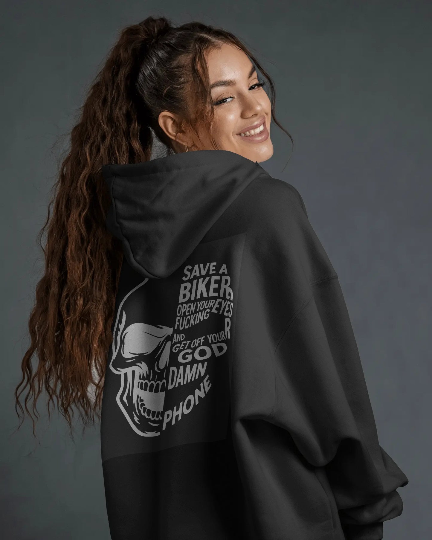 Save A Biker motorcycle motorbike Hoodie, Open your fuc*king eyes..