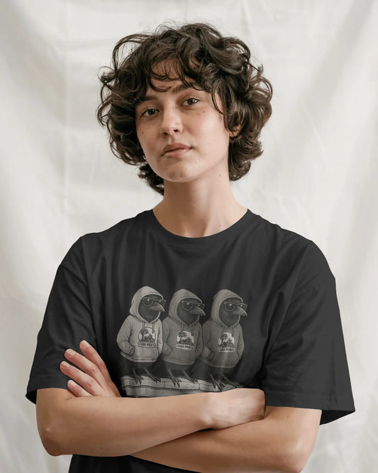 Cuba Prints “Cool Crows” or 3 Craws T-Shirt – streetwear style xs-xxl