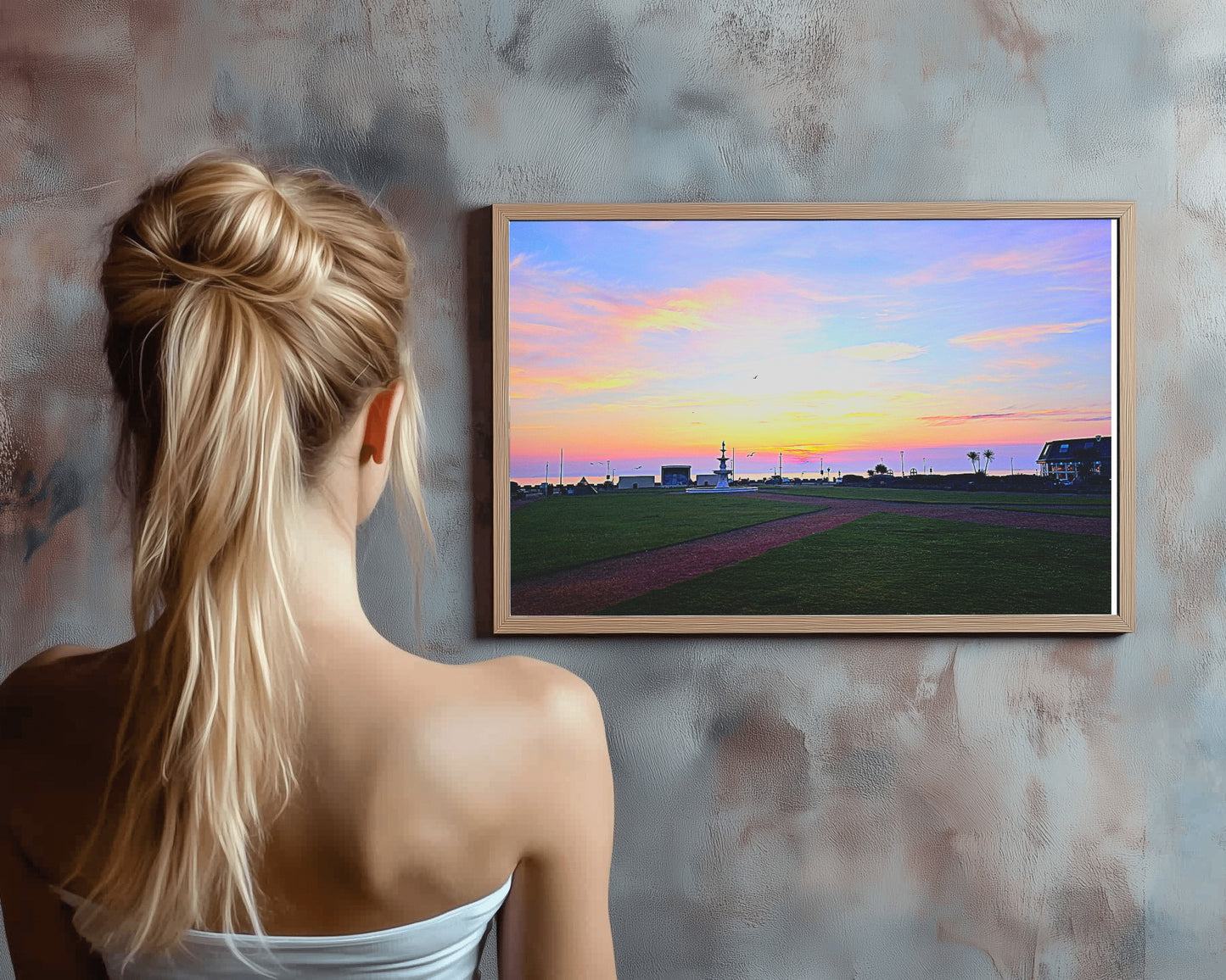 "Ayr Sunset" Scotland – Fine Scottish Art Print A6, A4 and A3 available